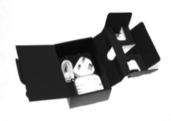 White Matte one piece carton - Handset size 1